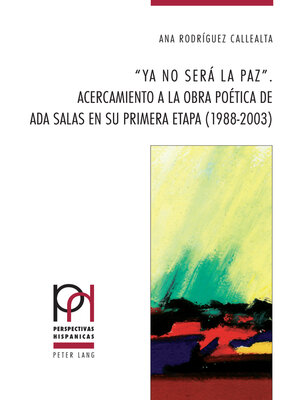 cover image of "Ya no será la paz".